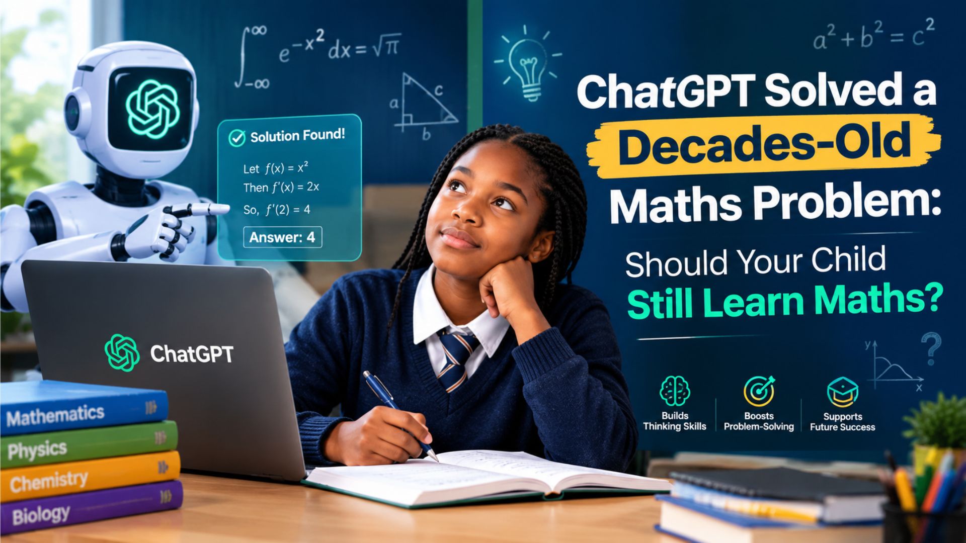 ChatGPT Solved a Decades-Old Maths Problem: Should Your Child Still Learn Maths?